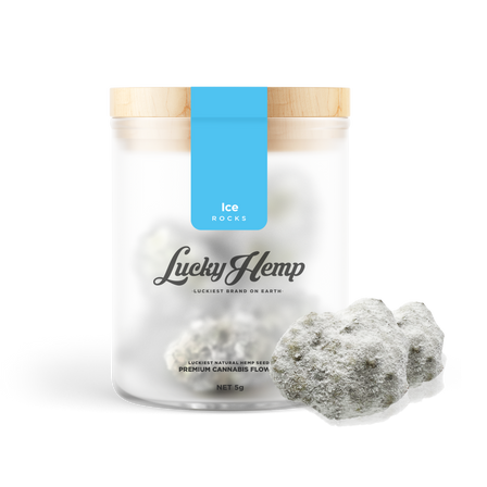 Ice Rocks 80% CBD flowers Lucky Hemp