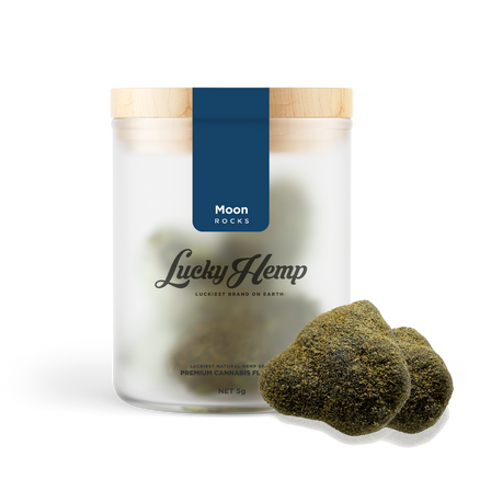 Moon Rocks 60% CBD flowers Lucky Hemp