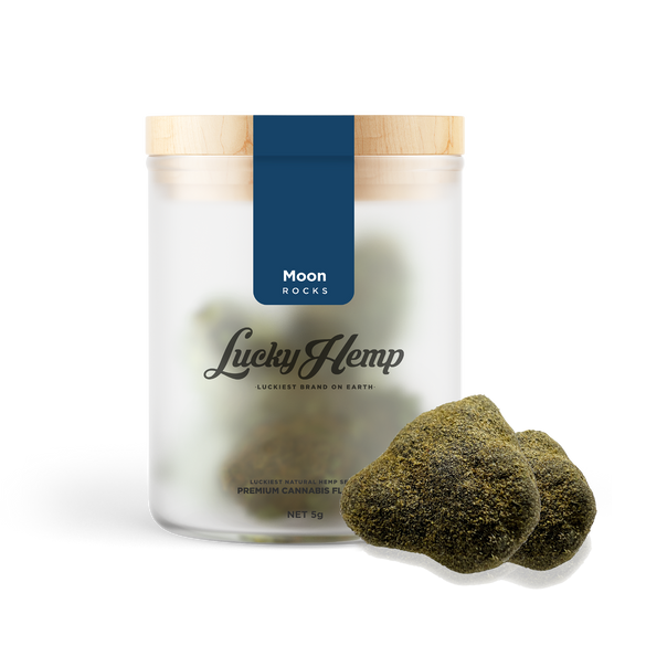 Moon Rocks 60% CBD flowers Lucky Hemp