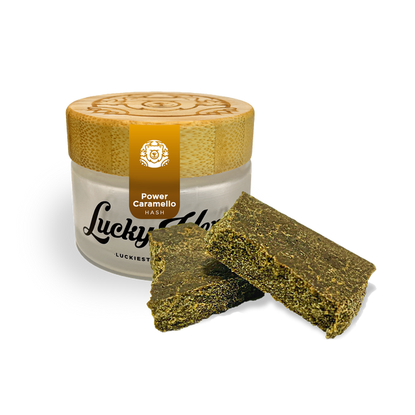 Power Caramello 47% CBD flowers Lucky Hemp