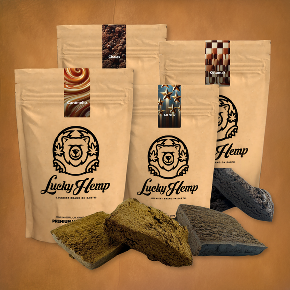 Hash sampler bundle flowers Lucky Hemp