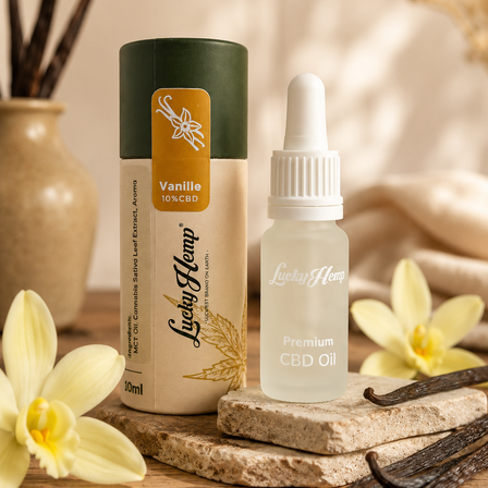 Vanilkový CBD olej 10%