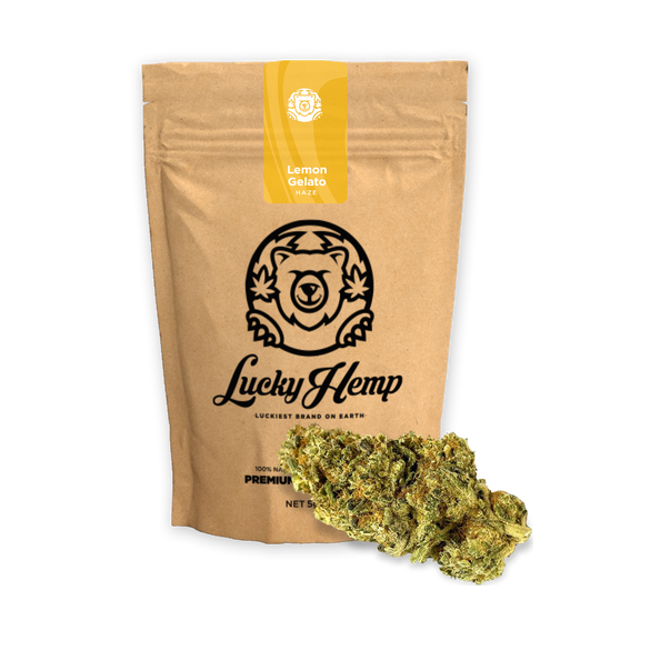 Lemon Gelato Ecopack Flowers Lucky Hemp   